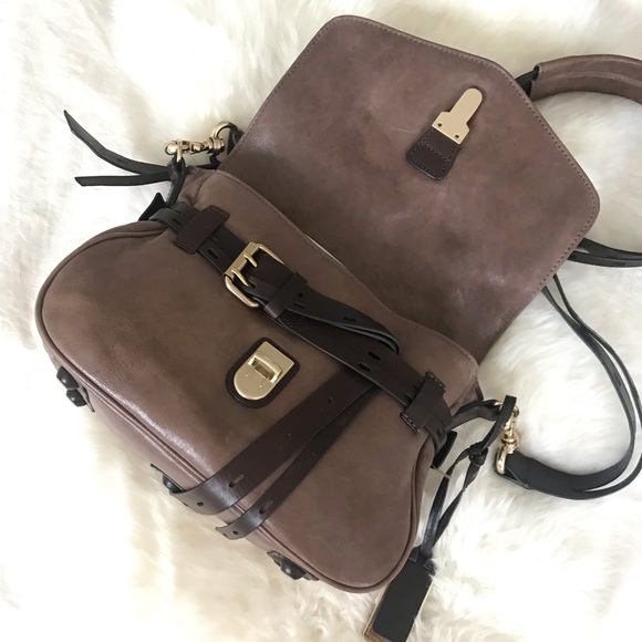 Joy Gryson taupe leather crossbody bag - Picture 4 of 6